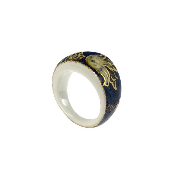 Ring "Velvet blue"
