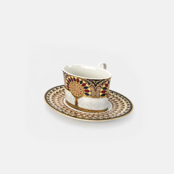 Coffee Cup & Saucer "Golden portal"