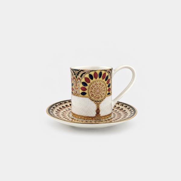 Coffee Cup & Saucer "Golden portal"