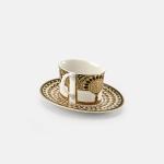 Coffee Cup & Saucer "Golden portal"