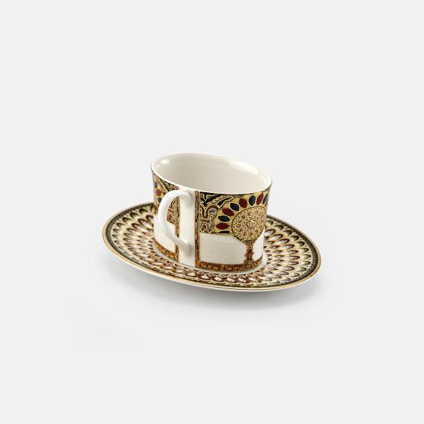Coffee Cup & Saucer "Golden portal"