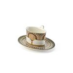 Coffee Cup & Saucer "Golden portal"