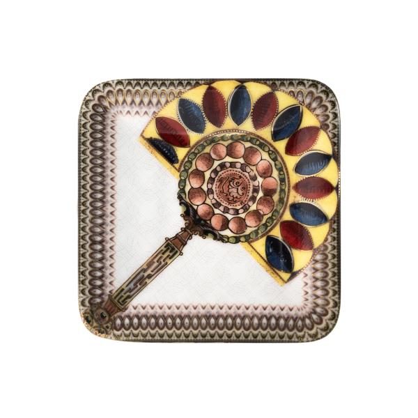 Tea Cup with cup and saucer  "Golden Portal"