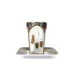 Tea Cup with saucer  "Golden Portal"