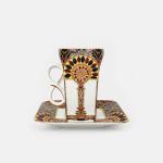 Tea Cup with saucer  "Golden Portal"