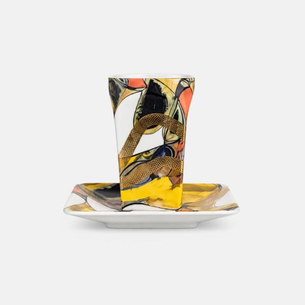 Tea Cup with saucer  "Gorky"