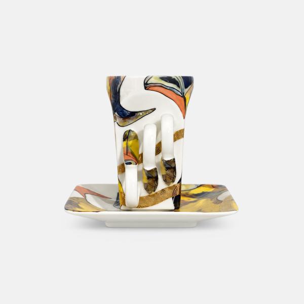 Tea Cup with saucer  "Gorky"