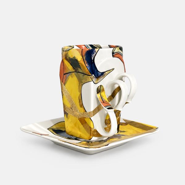 Tea Cup with saucer  "Gorky"