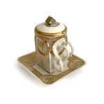 Teacup with Cover & Saucer